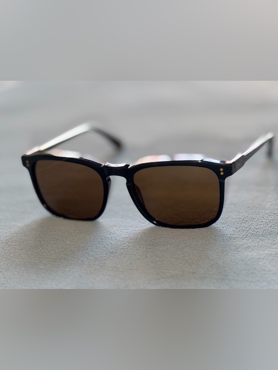 RAEN Wiley Polarized Sunglasses - Recycled Black/Vibrant Brown main image 7